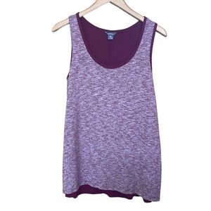 EDDIE BAUER Burgundy Tank Top -‎ Size M